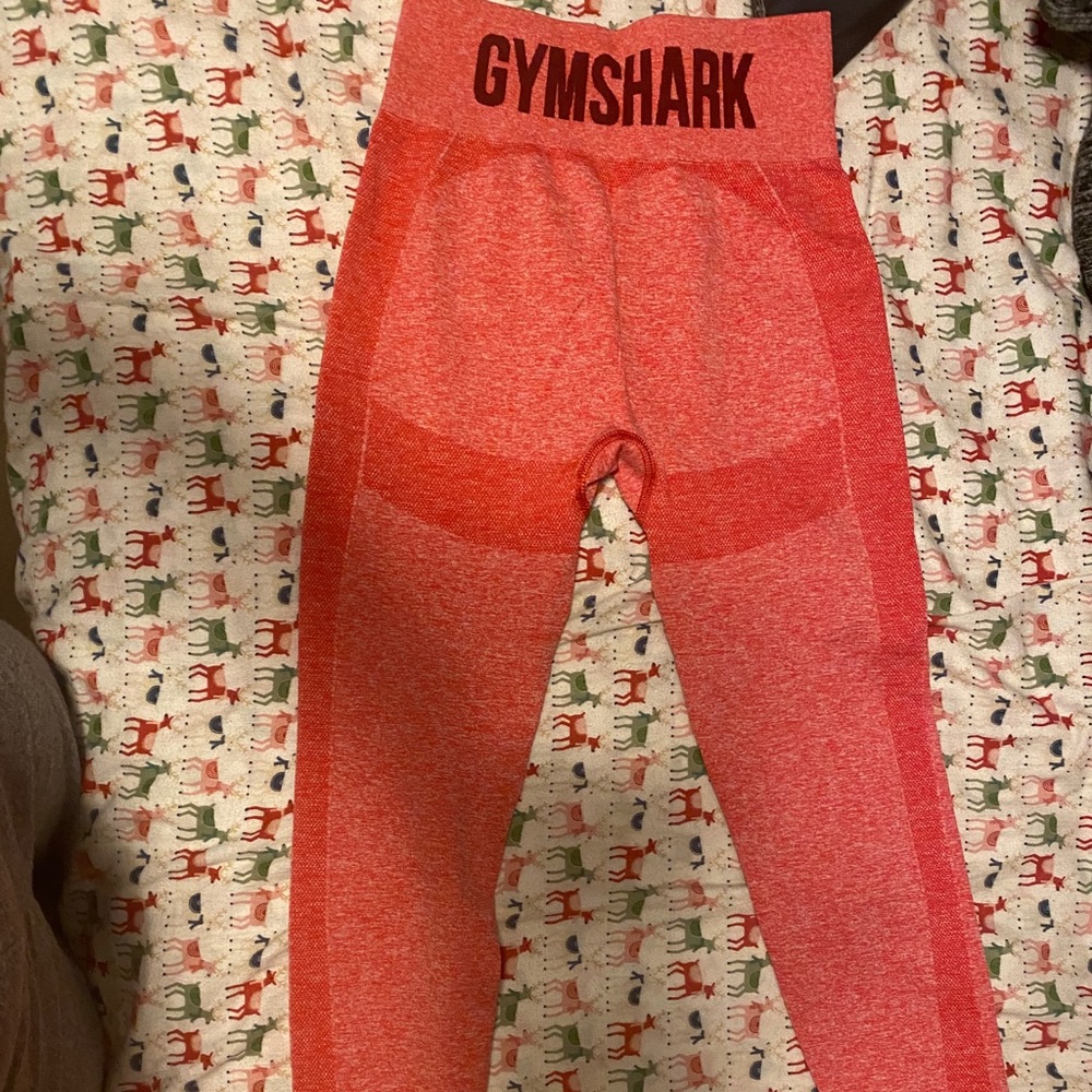 Gymshark red high waist leggings